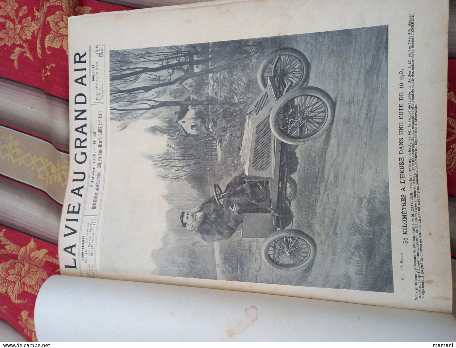 La Vie Au Grand Air -6/01/1901 N°121 Au 6/10/1901 N°160-paris Berlin -paris Bordeaux-levegh-ballon Dirigeable- - 1900 - 1949