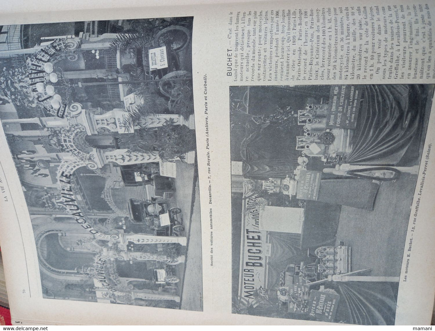 La vie au grand air -6/01/1901 n°121 au 6/10/1901 n°160-paris berlin -paris bordeaux-levegh-ballon dirigeable-