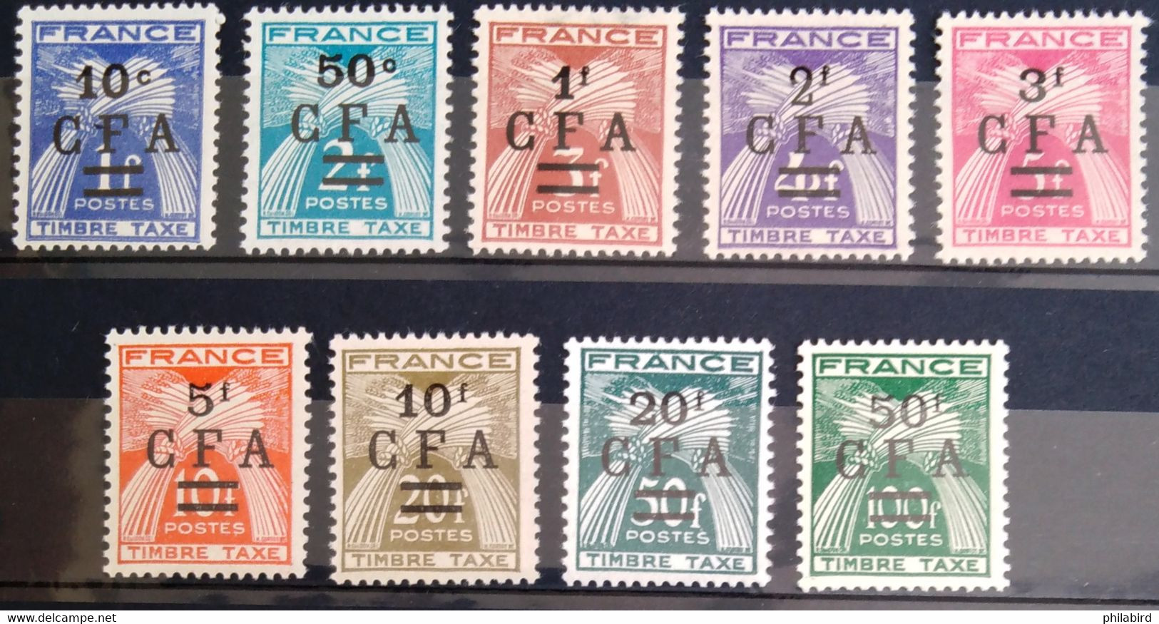 REUNION                       TAXE 36/44                          NEUF* - Timbres-taxe