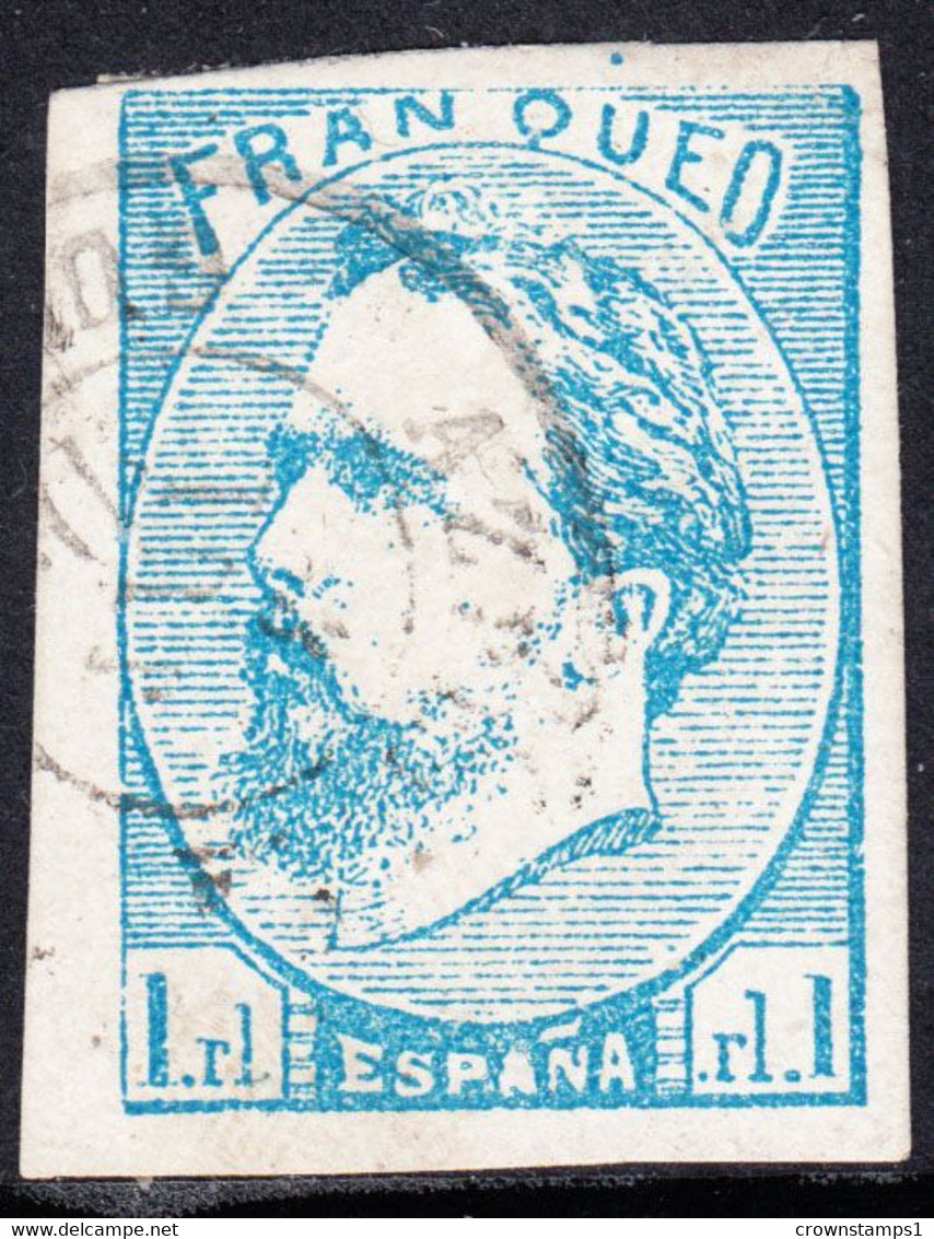 1873 SPAIN KING CARLOS VII (ED.156) USED - Carlisten
