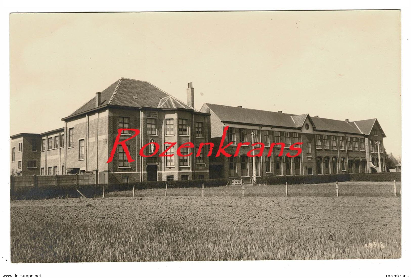 Mol Achterbos Achterbosch Klooster School Lagere- En Landbouwhuishoudschool Foto Fotokaart - Mol