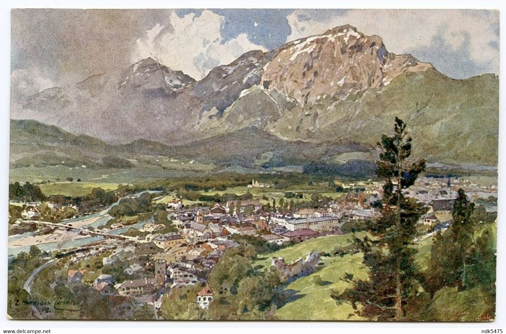 E. T. COMPTON : REICHENHALL - GEGEN HOCHSTAUFEN - Compton, E.T.