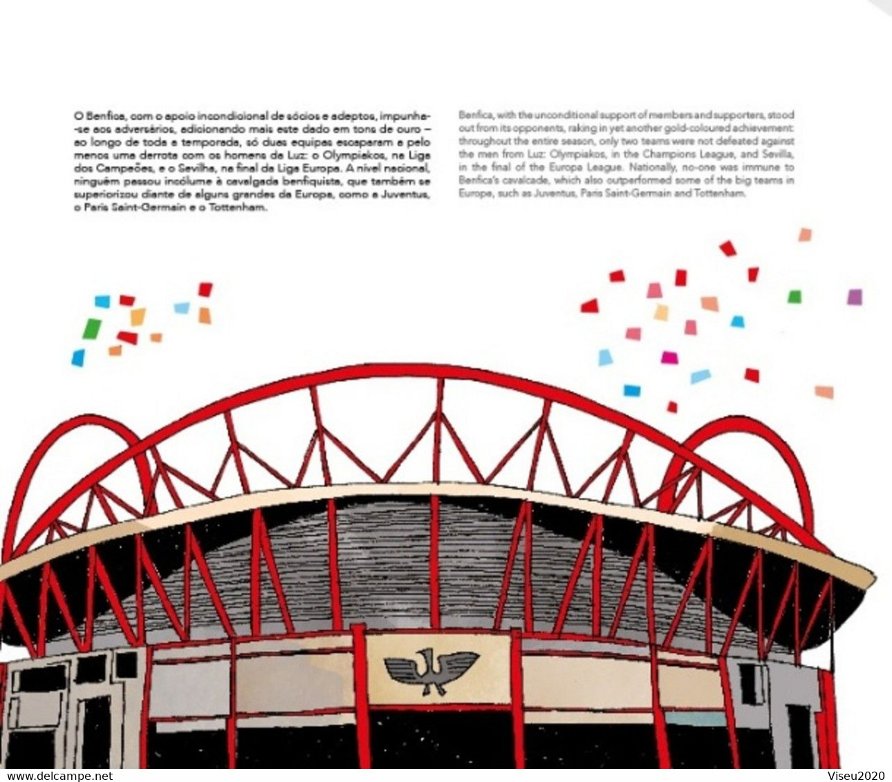 Portugal 2014 My Benfica 2014 - LIVRO TEMATICO CTT - Book Of The Year