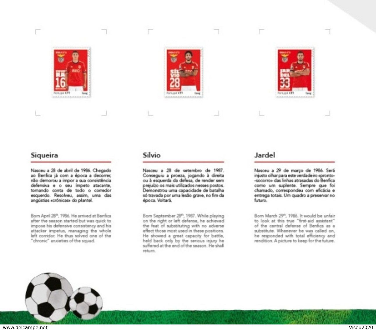 Portugal 2014 My Benfica 2014 - LIVRO TEMATICO CTT