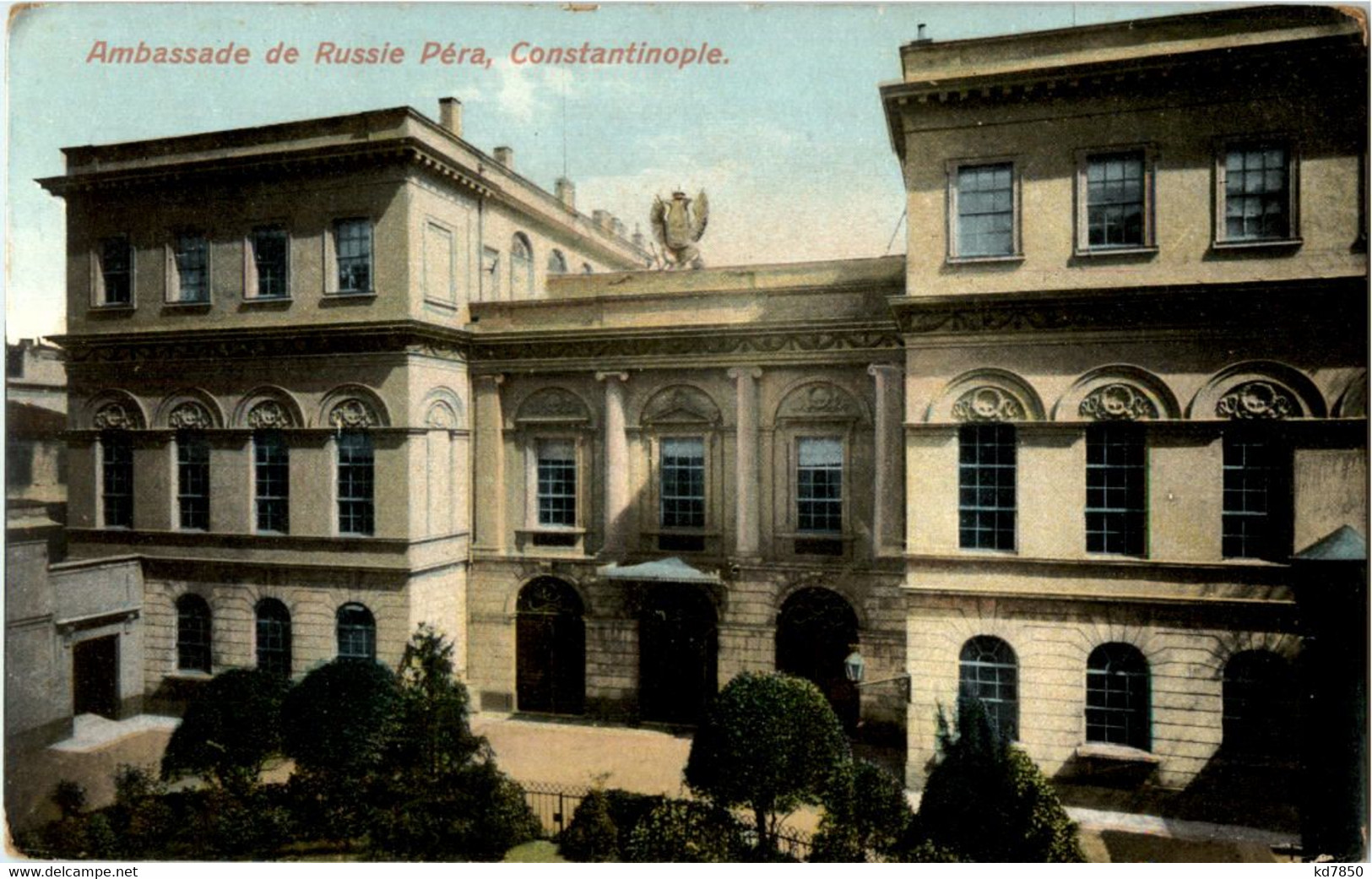 Constantinople - Ambassade De Russie Pera - Turkey