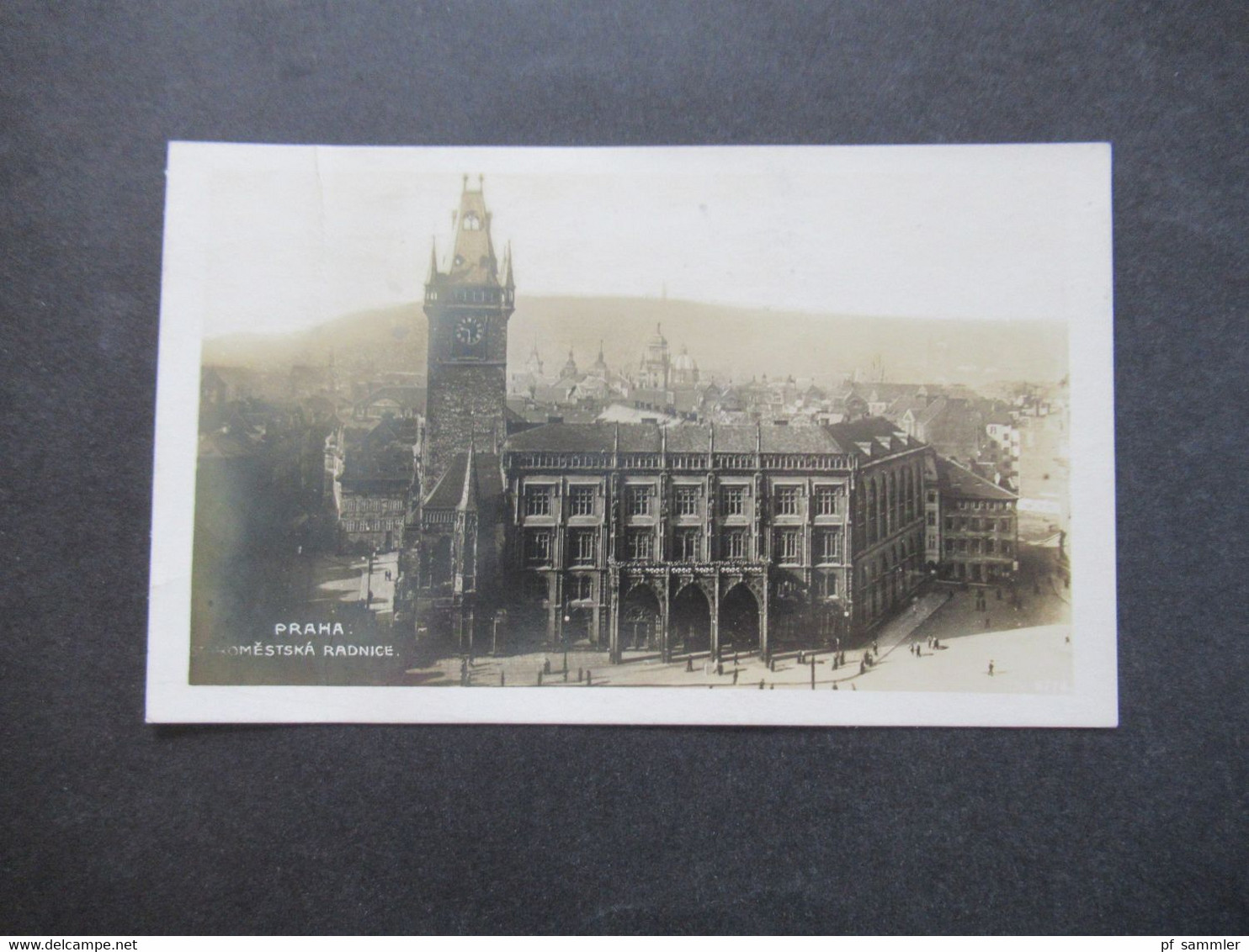 CSSR 1934 Echtfoto AK Praha  Stempel Praha 25 Nach Aue Erzgebirge Gesendet - Briefe U. Dokumente