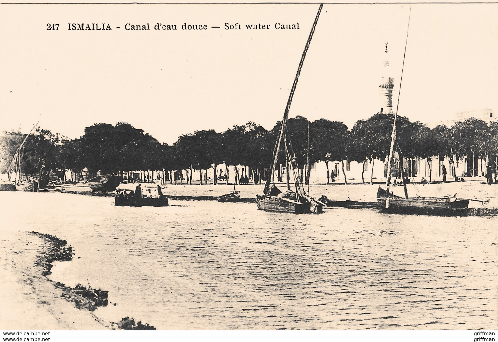 EGYPTE ISMAILIA CANAL D'EAU DOUCE TBE - Ismailia