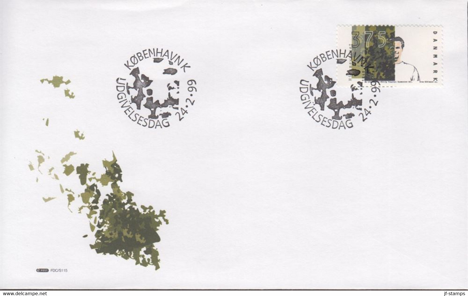 1999. DANMARK. Territorial On FDC 24.2.99.  (Michel 1209) - JF434037 - Lettres & Documents