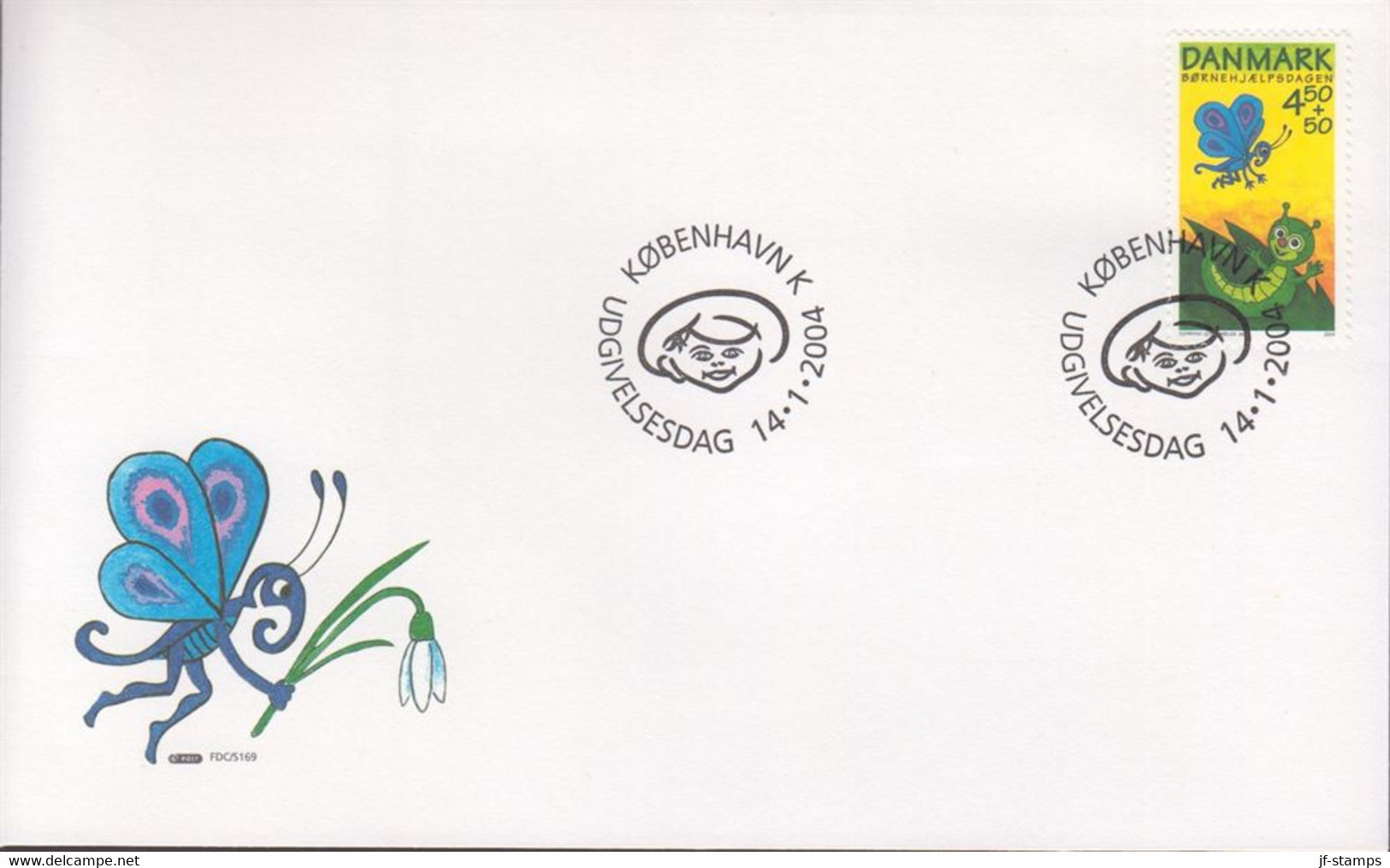 2004. DANMARK. BØRNEHJÆLPSDAGEN On FDC 14.1.2004.  (Michel 1360) - JF434047 - Briefe U. Dokumente