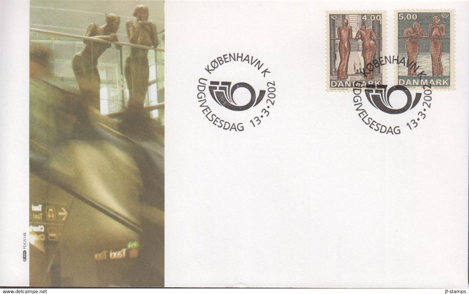 2002. DANMARK. NORDEN ART Complete Set On FDC 13.3.2002.  (Michel 1303-1304) - JF434067 - Covers & Documents