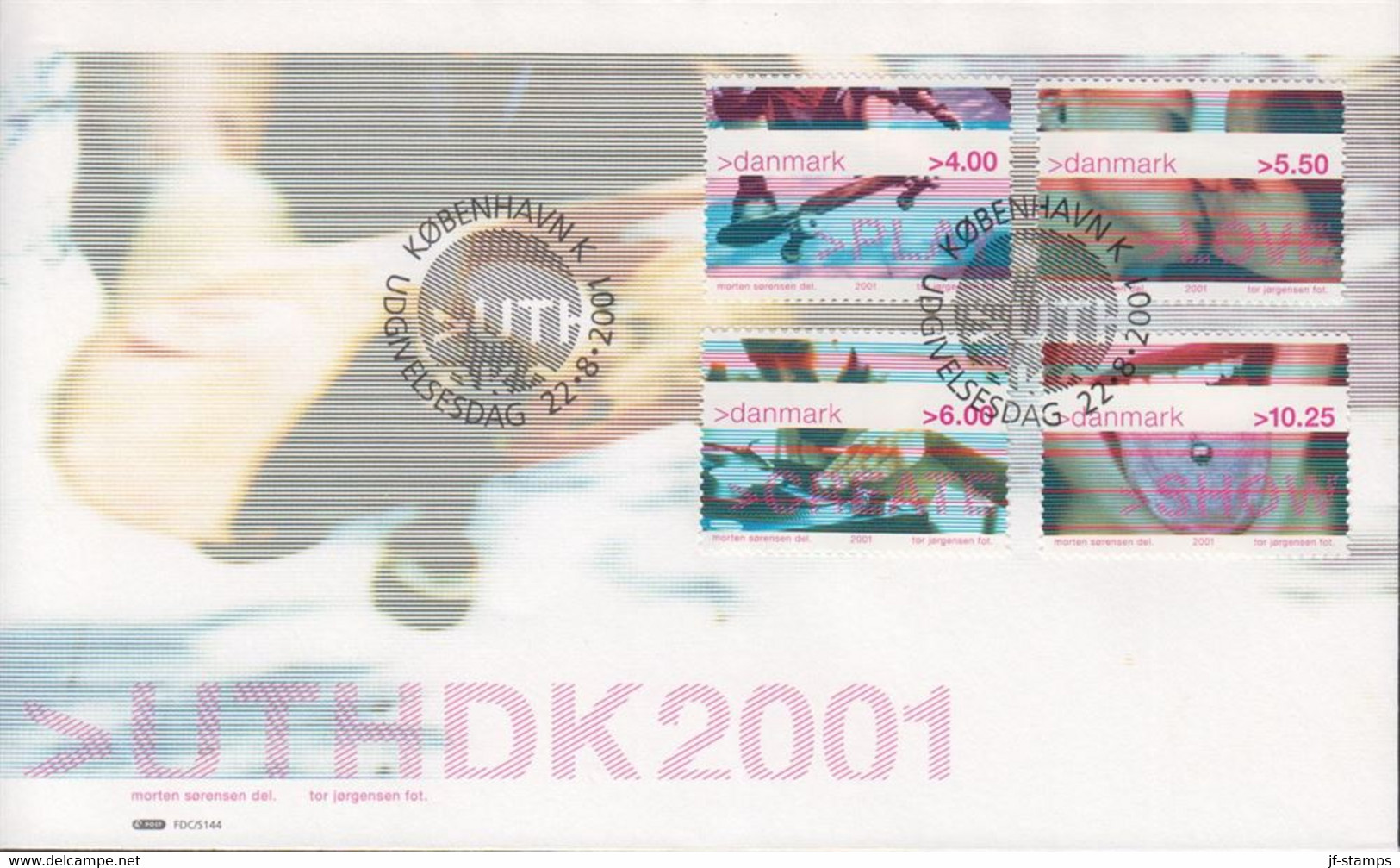 2001. DANMARK. Youth Culture Complete Set On FDC 22.8.2001.  (Michel 1281-1284) - JF434073 - Covers & Documents