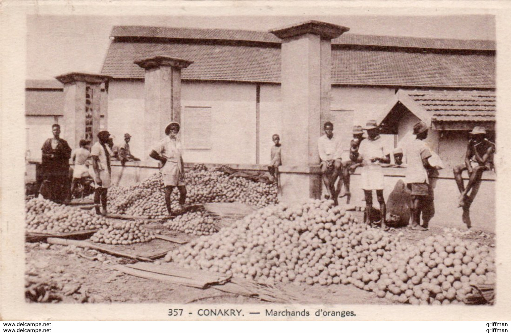 GUINEE CONAKRY MARCHANDS D'ORANGES TBE - Guinée Française