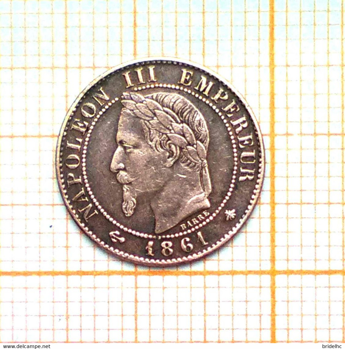 1 Centime Napoléon III 1861 - 1 Centime
