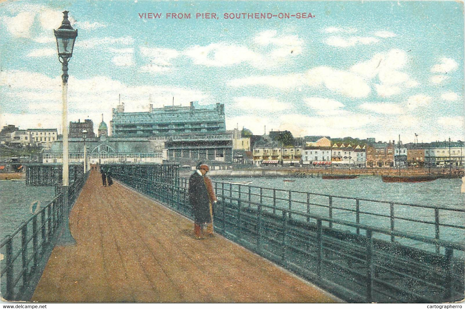 Southend-on-Sea View From Pier 1909 - Southend, Westcliff & Leigh