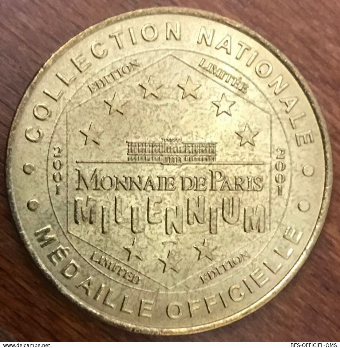 14 CAEN LE MÉMORIAL MDP 2001 MÉDAILLE SOUVENIR MONNAIE DE PARIS JETON TOURISTIQUE MEDALS COINS TOKENS - 2001