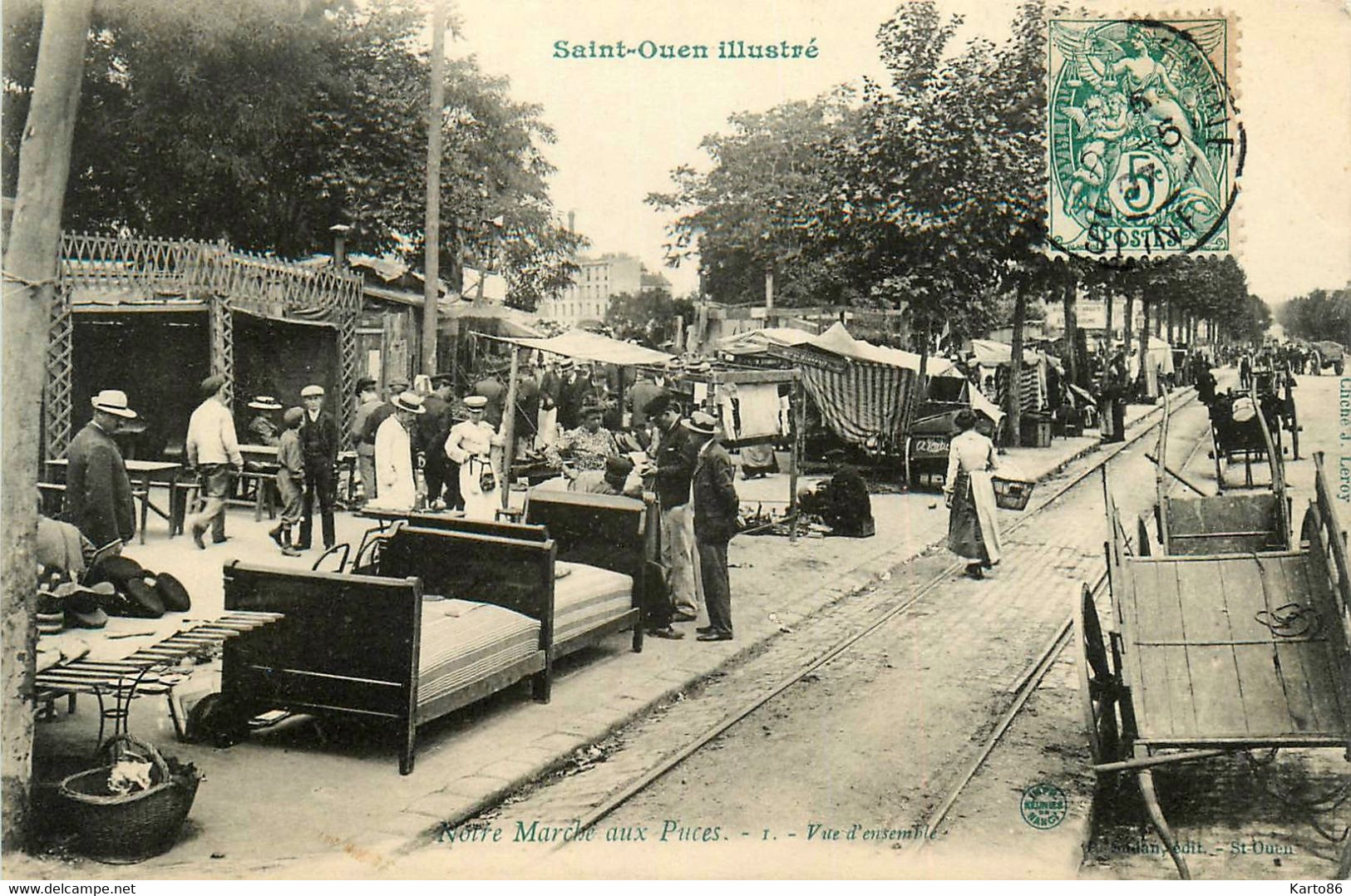 St Ouen * Vue D'ensemble Du Marché Aux Puces * Brocante Foire - Saint-Ouen-l'Aumône