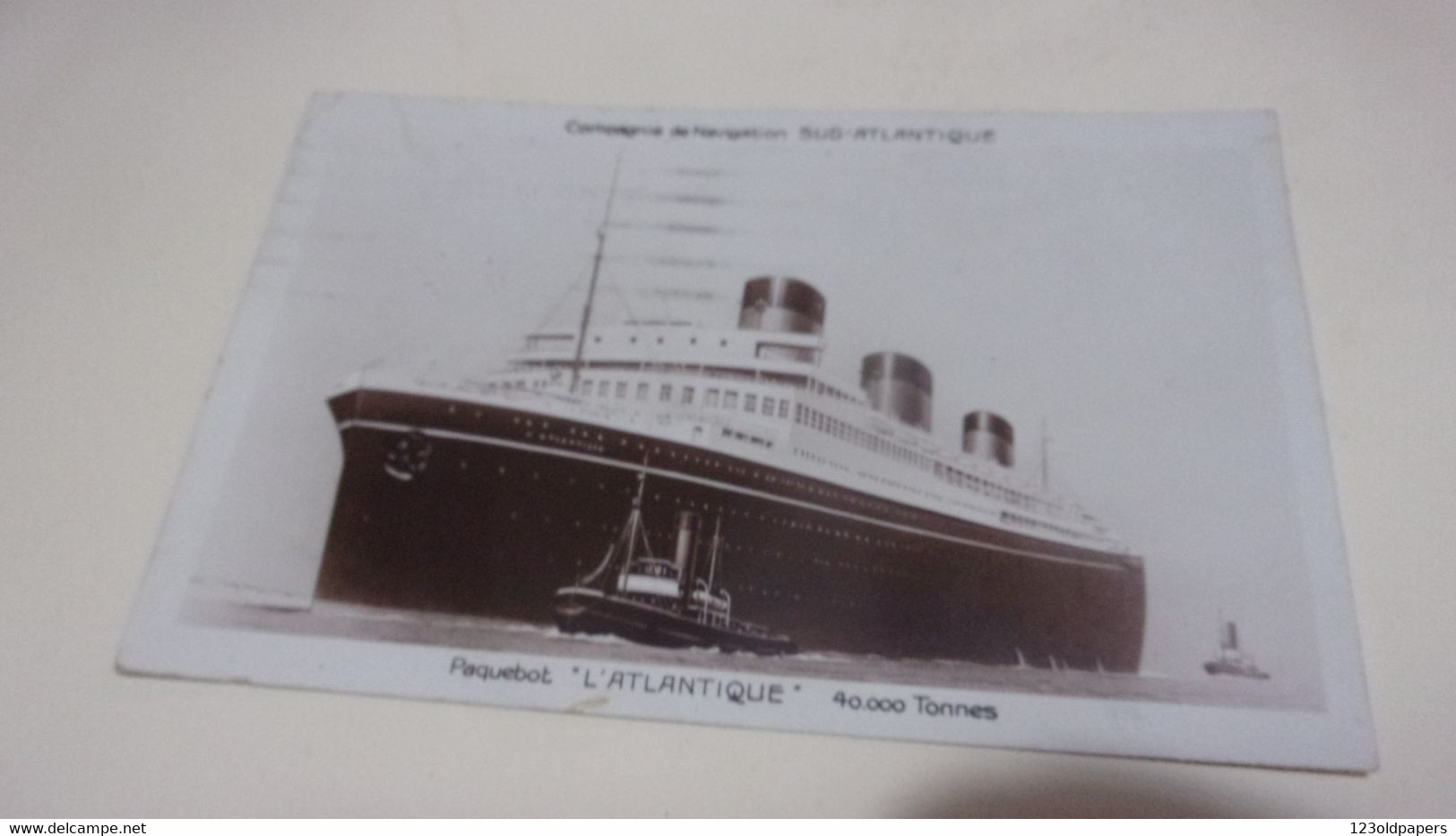 ♥️ / BATEAUX // PAQUEBOT  L ATLANTIQUE CACHET 1931  LE HAVRE EXPO - Passagiersschepen