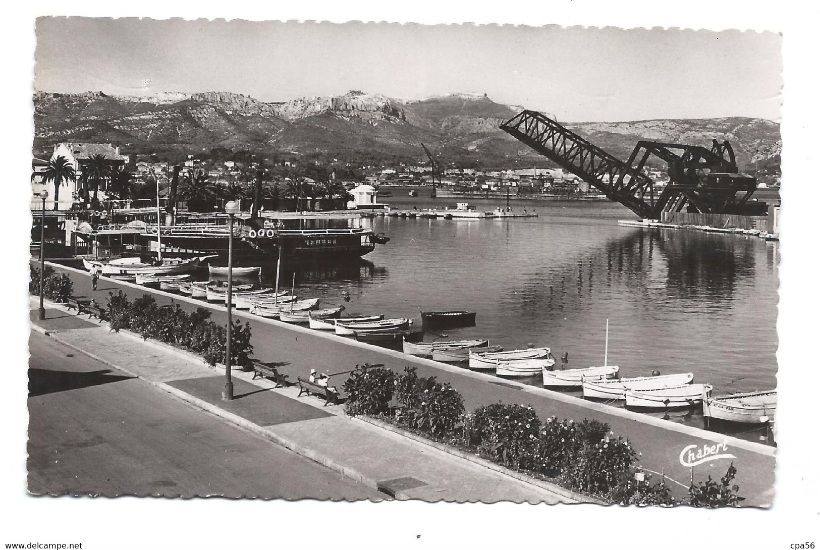 LA SEYNE Sur MER - Vue Sur Le Port - Pont Levant - N°5 CHABERT éd. - La Seyne-sur-Mer