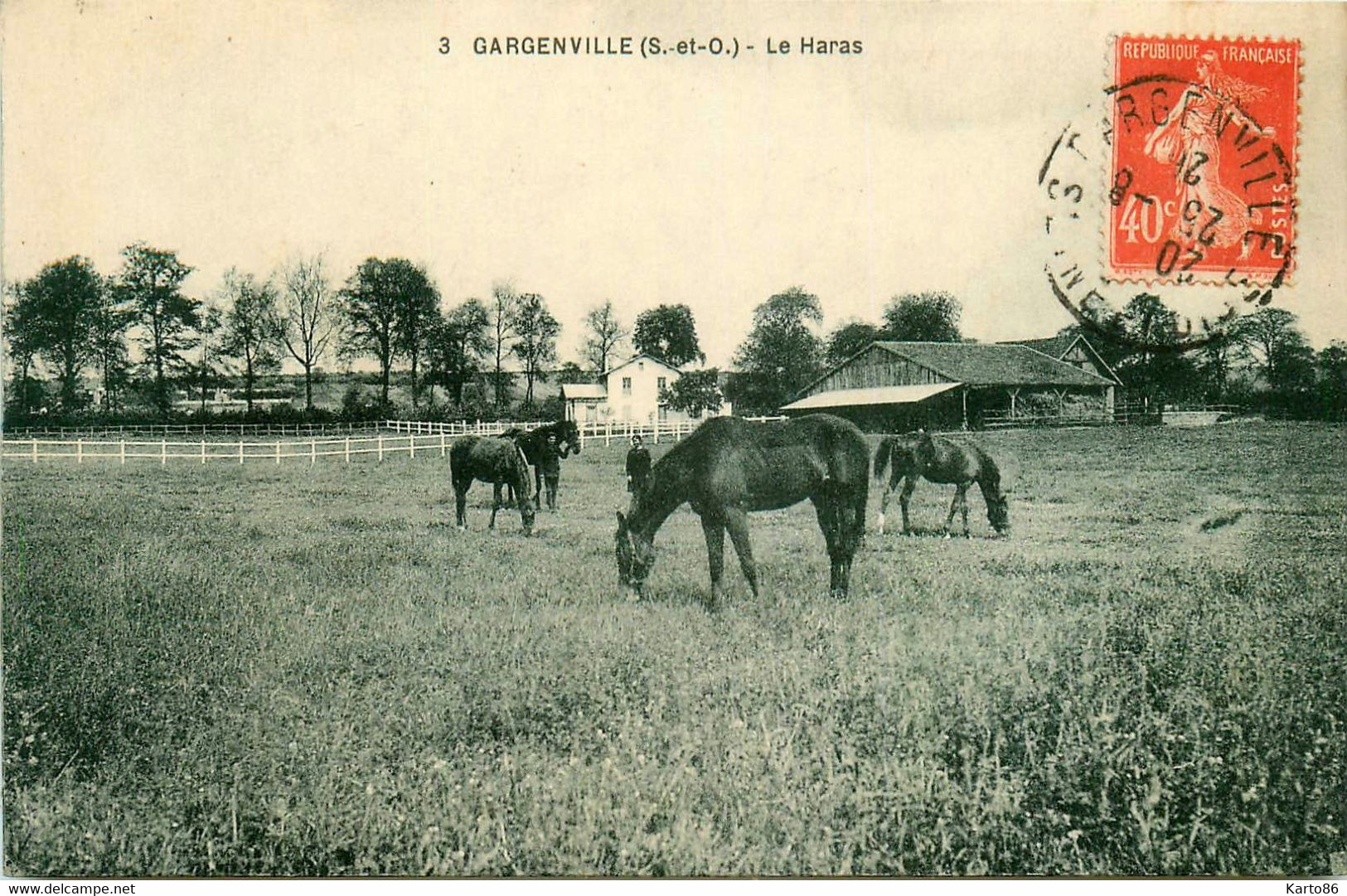 Gargenville * Le Haras * Hippique Hippisme - Gargenville