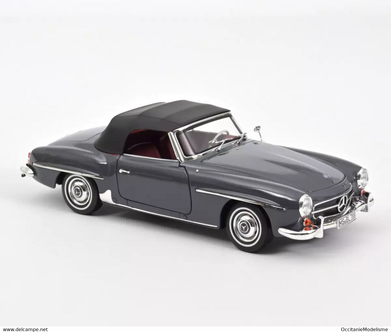 Norev - MERCEDES-BENZ 190 SL 1957 Gris réf. 183402 Neuf NBO 1/18