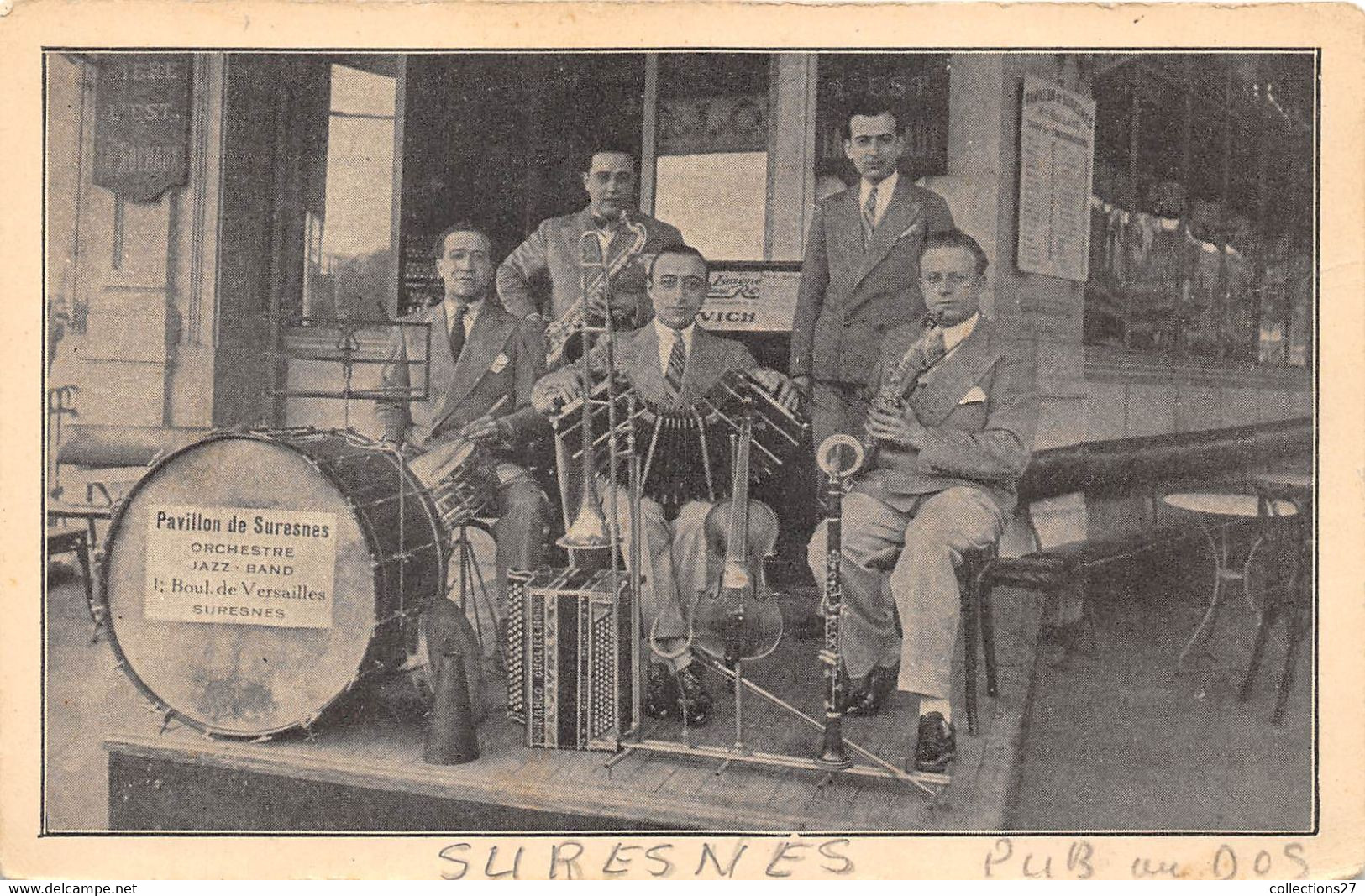 92-SURESNES- AU PAVILLON DE SURESNES CHEZ ROLLAND ORCHESTRE THE NALBANDIAN'S ARCHESTRA - Suresnes