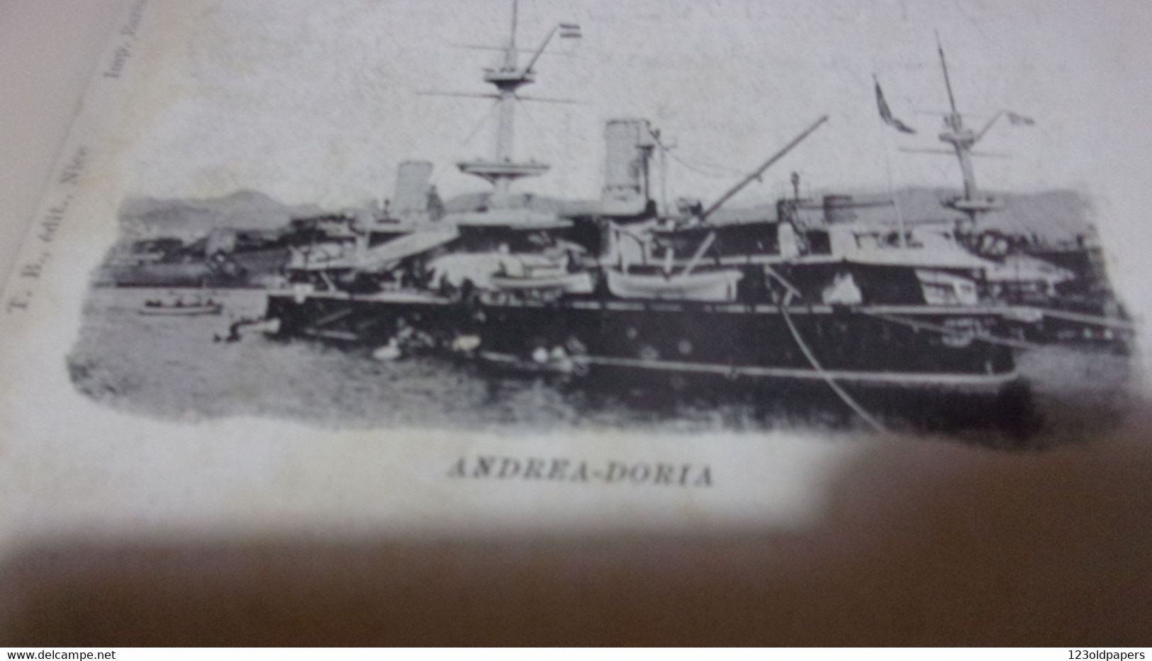 ♥️ Andrea Doria Operator	Regia Marina Builder	Arsenale Di La Spezia DOS NON DIVISE  TB EDIT NICE - Autres & Non Classés