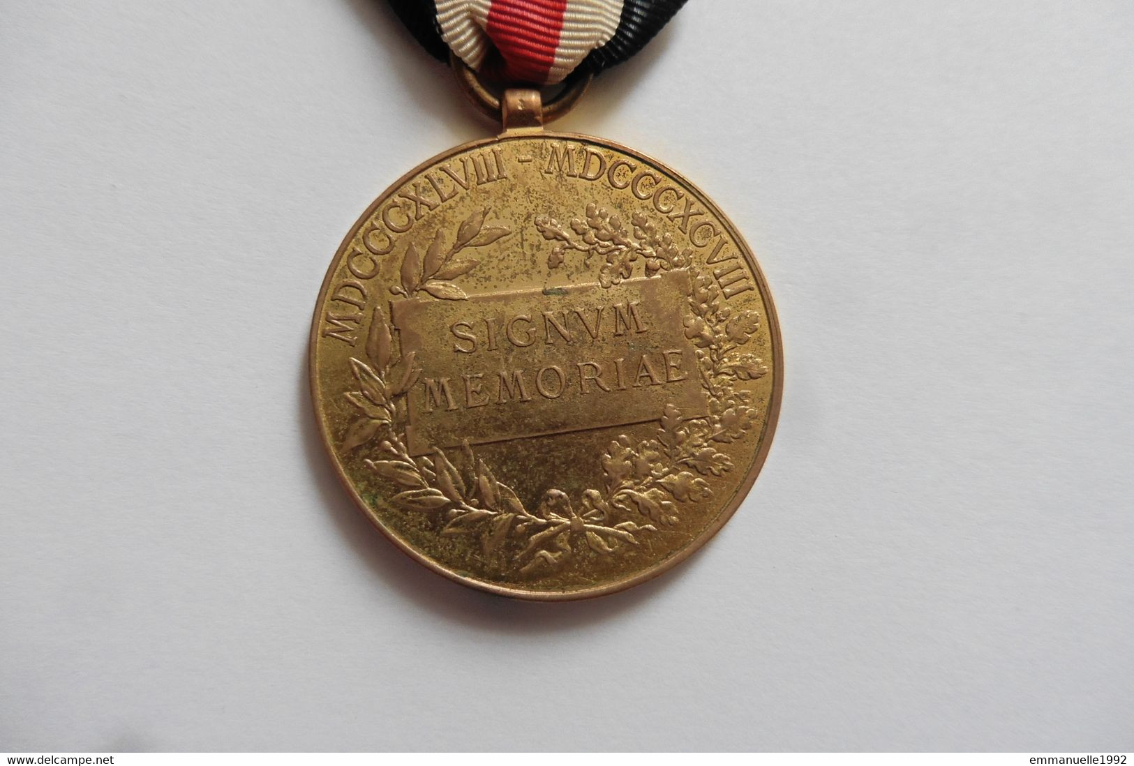 Médaille Empereur François-Joseph D'Autriche Kaiser Franz Joseph I Von Österreich 1848-1898 Jubiläum Jubilée - Royal / Of Nobility