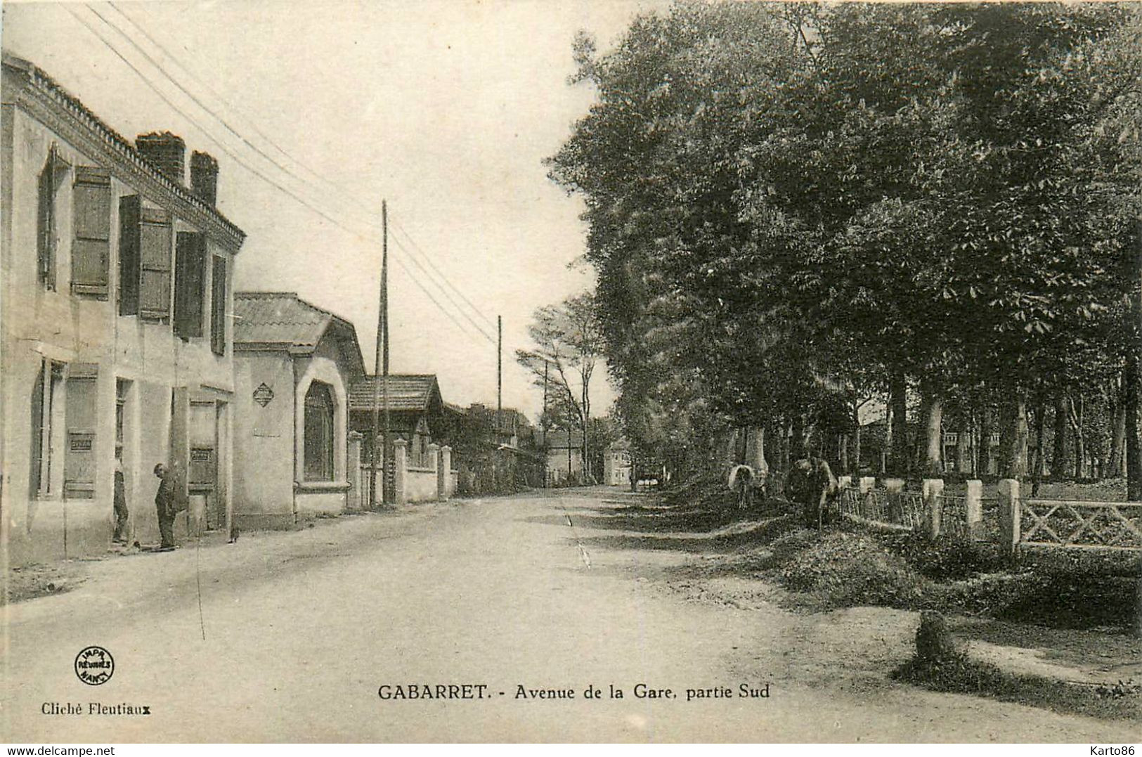 Gabarret * Avenue De La Gare , Partie Sud - Gabarret