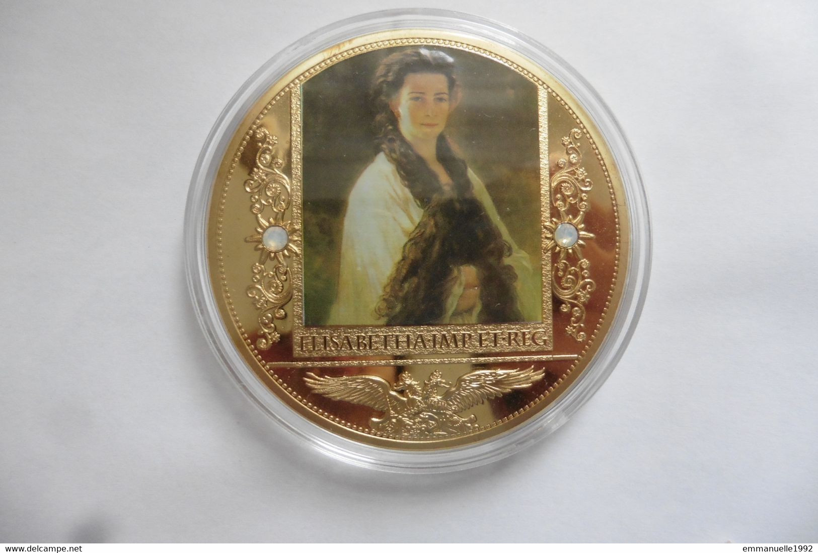 Médaille Commémorative Impératrice Elisabeth D'Autriche 2013 Sissi Par Winterhalter 1865 Kaiserin Von Österreich Austria - Royaux / De Noblesse