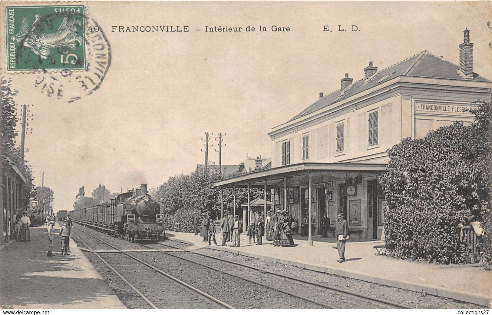 95-FRANCONVILLE- INTERIEUR DE LA GARE - Franconville