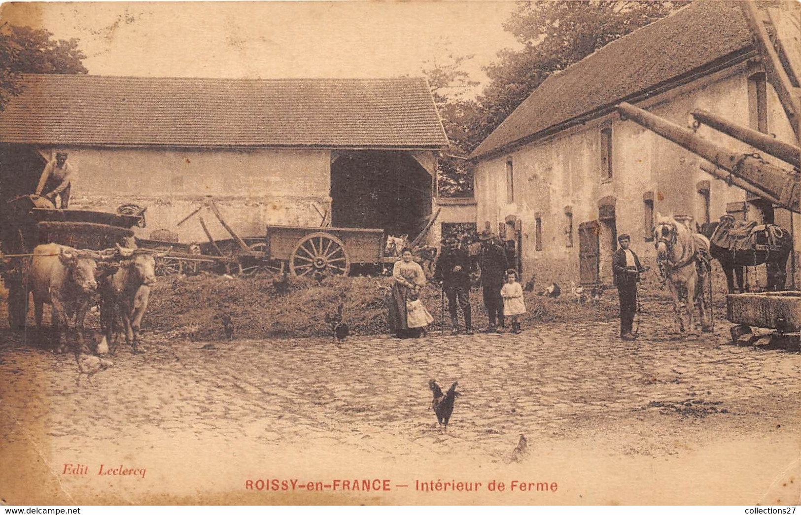 95-ROISSY-EN-FRANCE- INTERIEUR DE FERME - Roissy En France