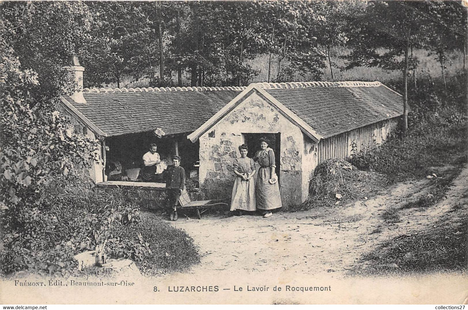 95-LUZARCHES- LE LAVOIR DE ROCQUEMONT - Luzarches