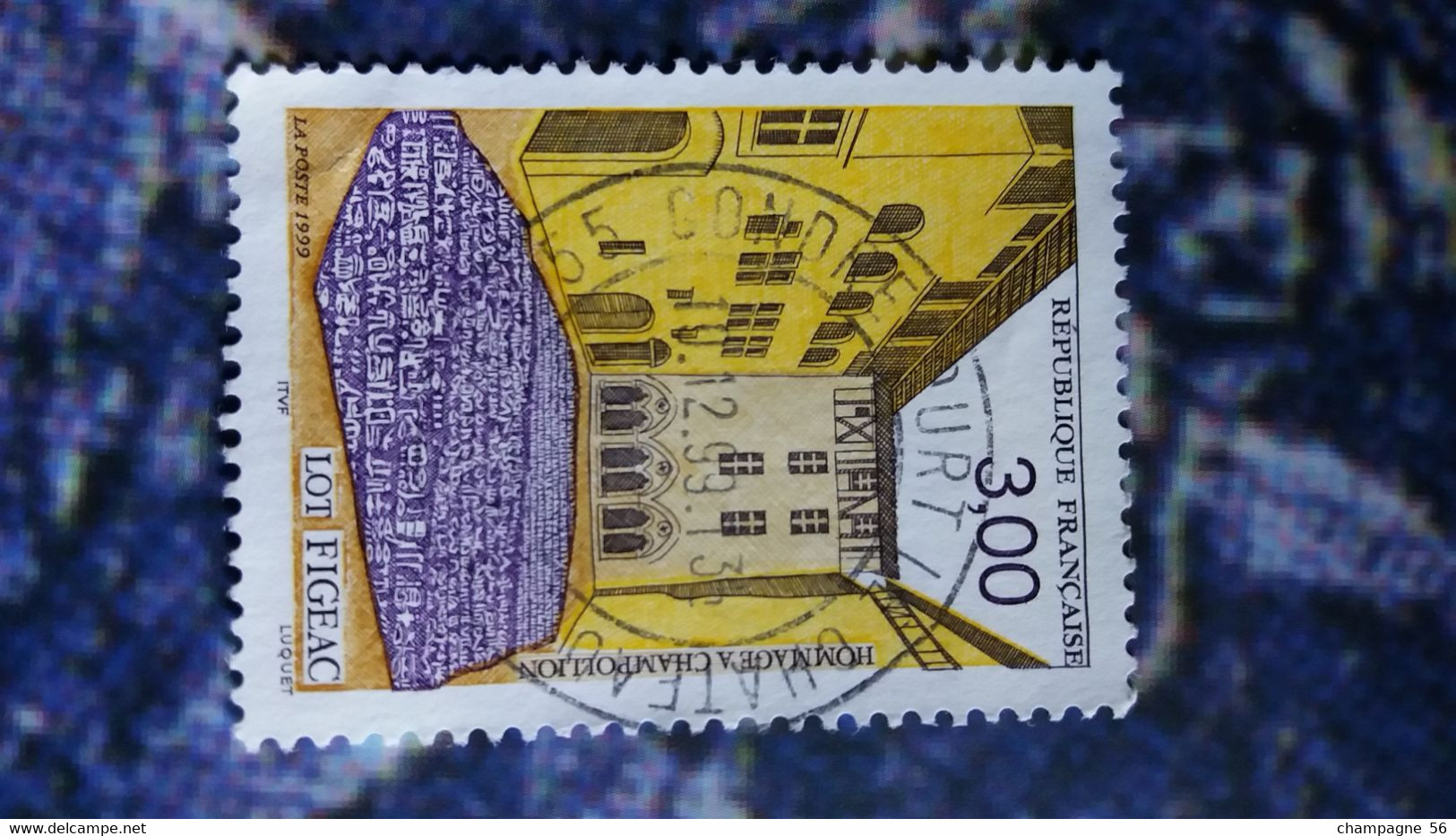 1999  N° 3256  OBLITERE  10.12.1999 COULEUR DEPLACER SCANNE N° 3 PAS A VENDRE - Usati