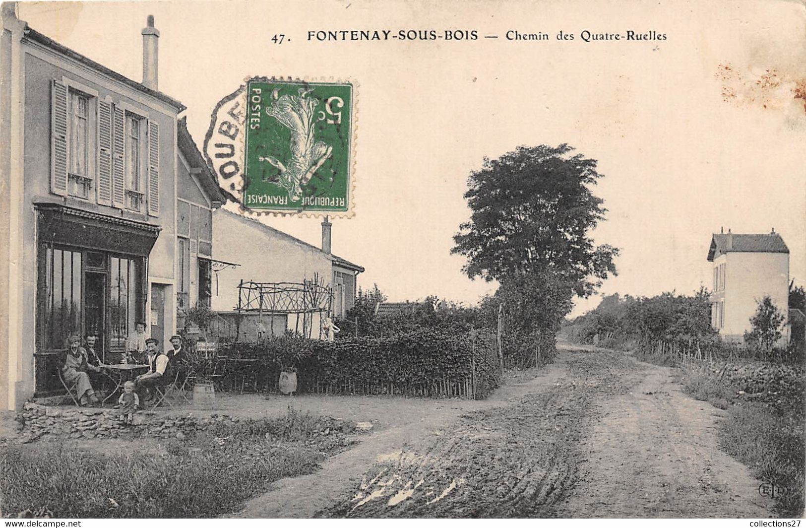 94-FONTENAY-SOUS-BOIS- CHEMIN DES QUATRE-RUELLES - Fontenay Sous Bois