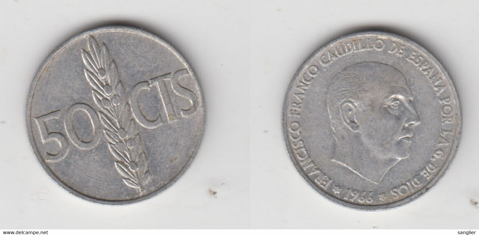 50 CTS 1966/68 - 50 Centimos