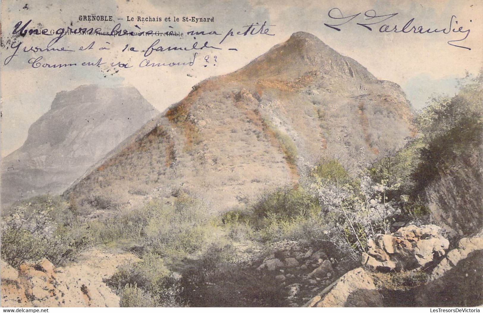 CPA France - 38 - GRENOBLE - Colorisée - LE RACHAIS Et Le St EYNARD - Dos Non Divisé - LL - Grenoble