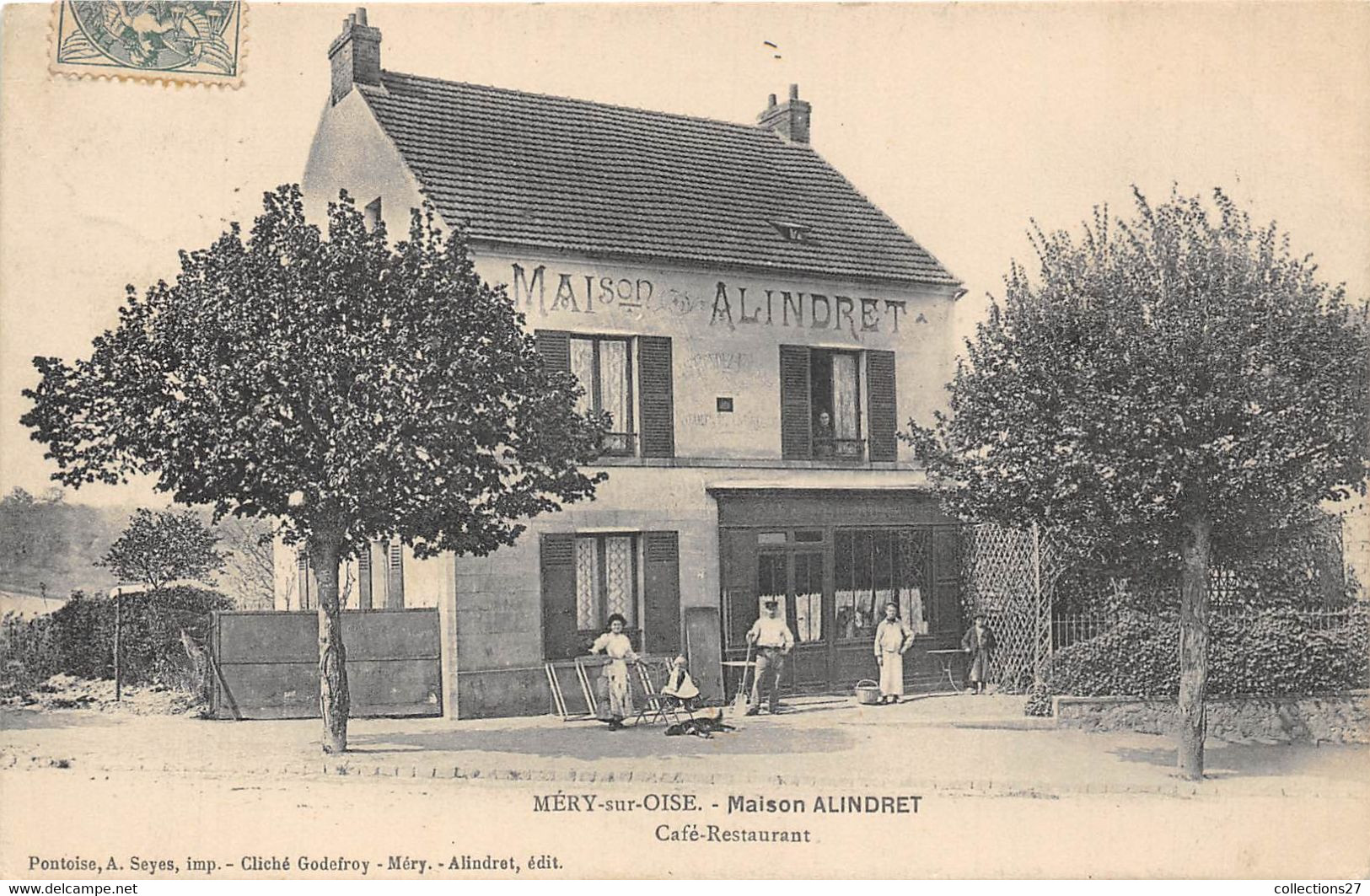 95-MERY-SUR-OISE- MAISON ALINDRET CAFE RESTAURANT - Mery Sur Oise