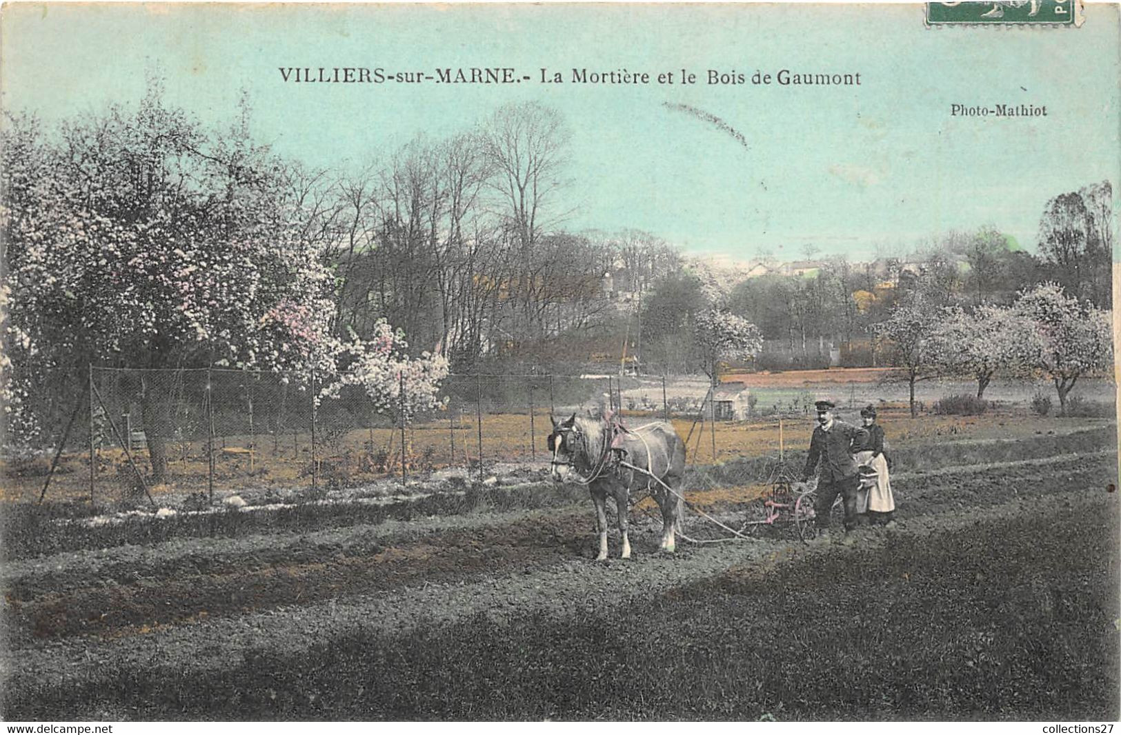 94-VILLIERS-SUR-MARNES- LA MORTIERE ET LE BOIS DE GAUMONT - Villiers Sur Marne