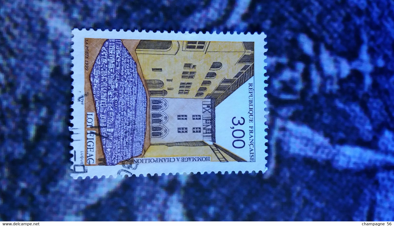 1999  N° 3256  OBLITERE  COULEUR DEPLACER ET LETTRE SCANNE N° 3 PAS A VENDRE - Used Stamps