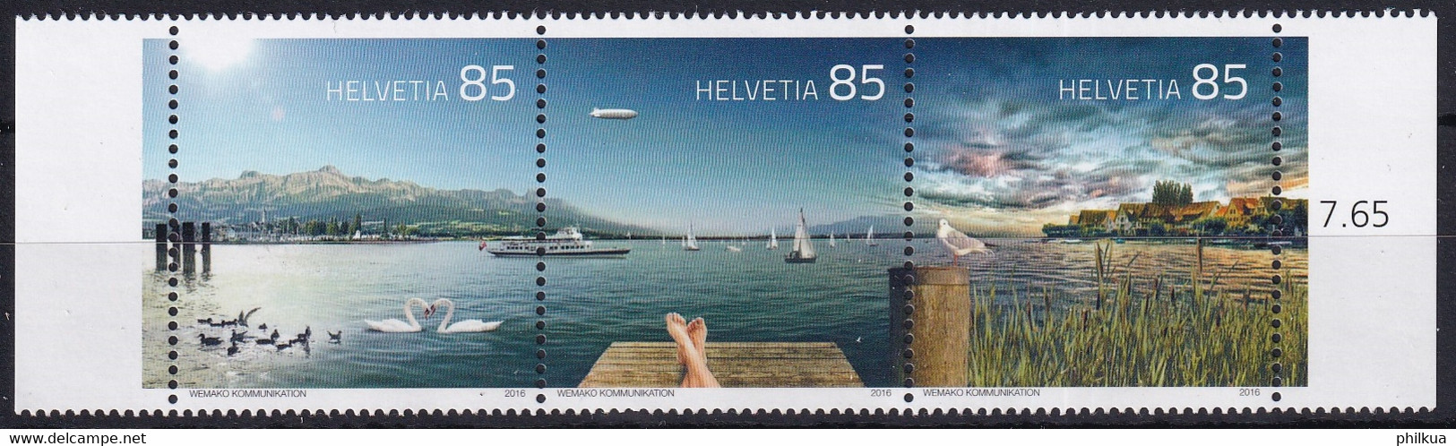 Z250 Sondermarken Bodensee - Postfrisch/**/MNH - Se-Tenant