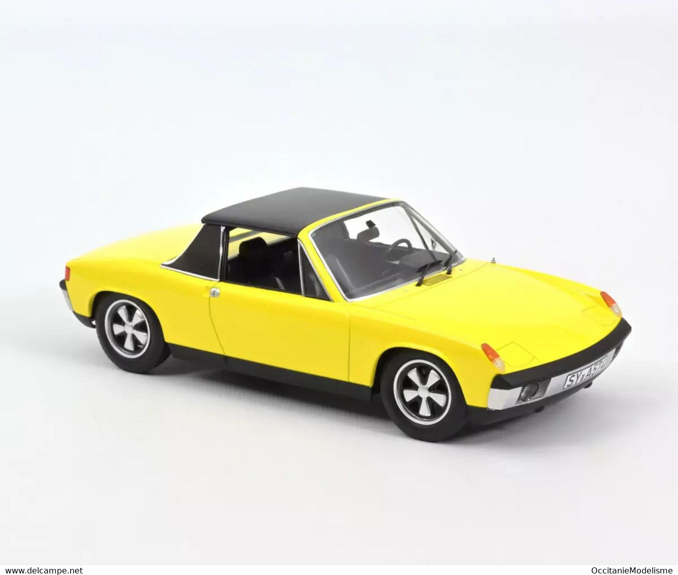 Norev - VW VOLKSWAGEN PORSCHE 914-6 1973 Jaune Réf. 187689 Neuf NBO 1/18 - Norev