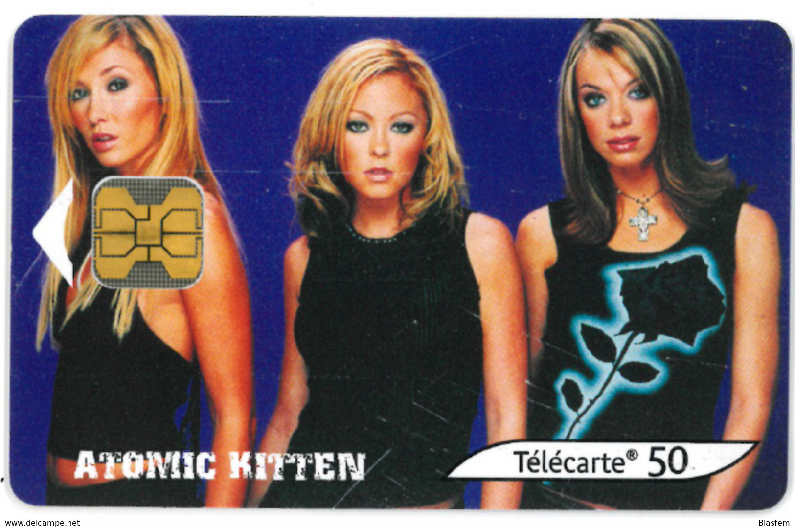 Telecarte 50 - Atomic Kitten 800 000 Ex - 06/02 - OB2 T2G Etat Courant - 2002