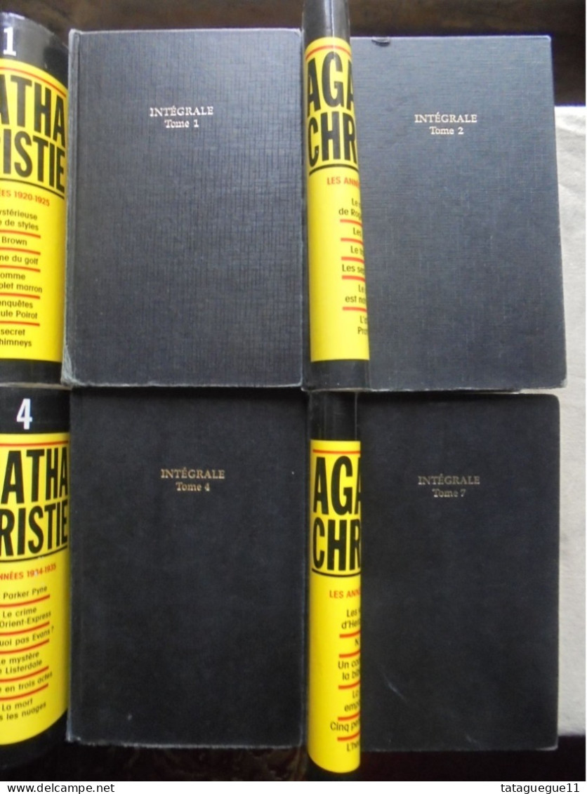 Vintage - Lot 4 Livres Volumes 1, 2, 4 Et 7 D'Agatha Christie - Agatha Christie