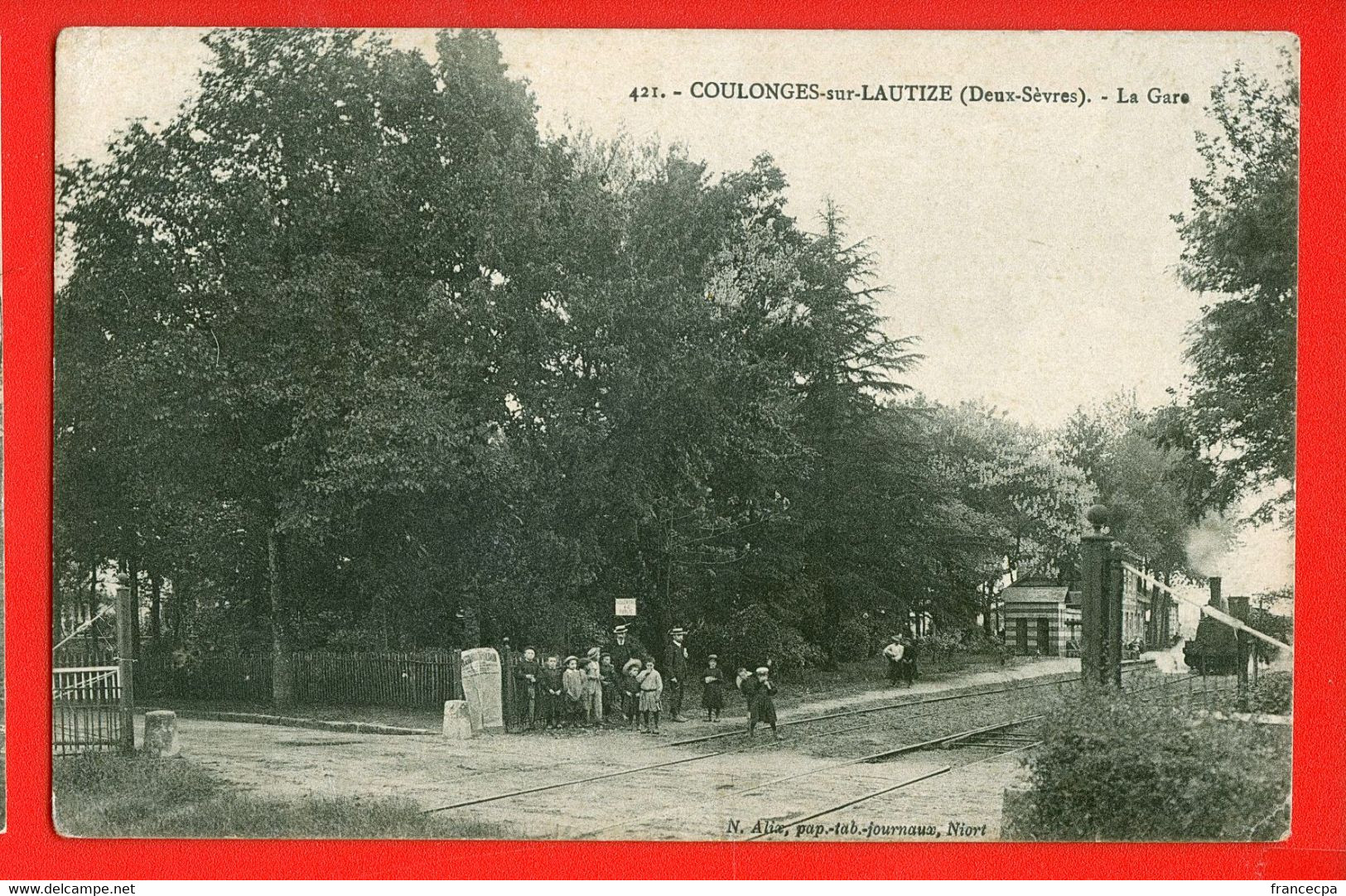 8730 - DEUX SEVRES - COULONGES SUR L'AUTIZE - La Gare - Coulonges-sur-l'Autize