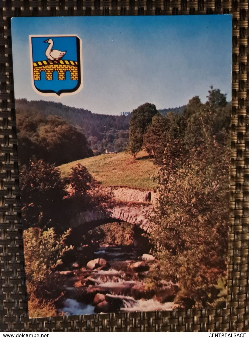 Carte LAPOUTROIE Le Pont Sur La BEHINE - Lapoutroie