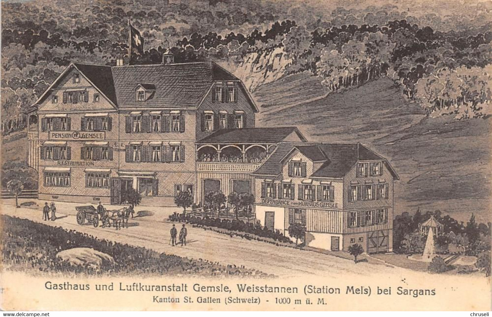 Weisstannen Gasthaus Gämsle Bei Sargans - Gams