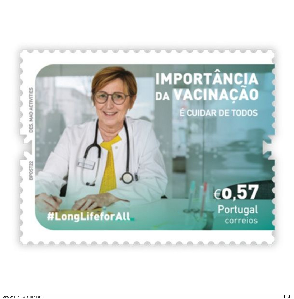 Portugal ** & The Importance Of Vaccination,It's Taking Care Of Everyone 2022 (79799) - Oblitérés