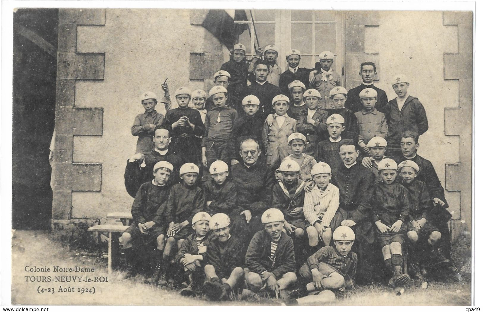 37   COLONIE  NOTRE - DAME  TOURS - NEUVY - LE - ROI  ( 4 - 23  AOUT 1924 ) - Tours