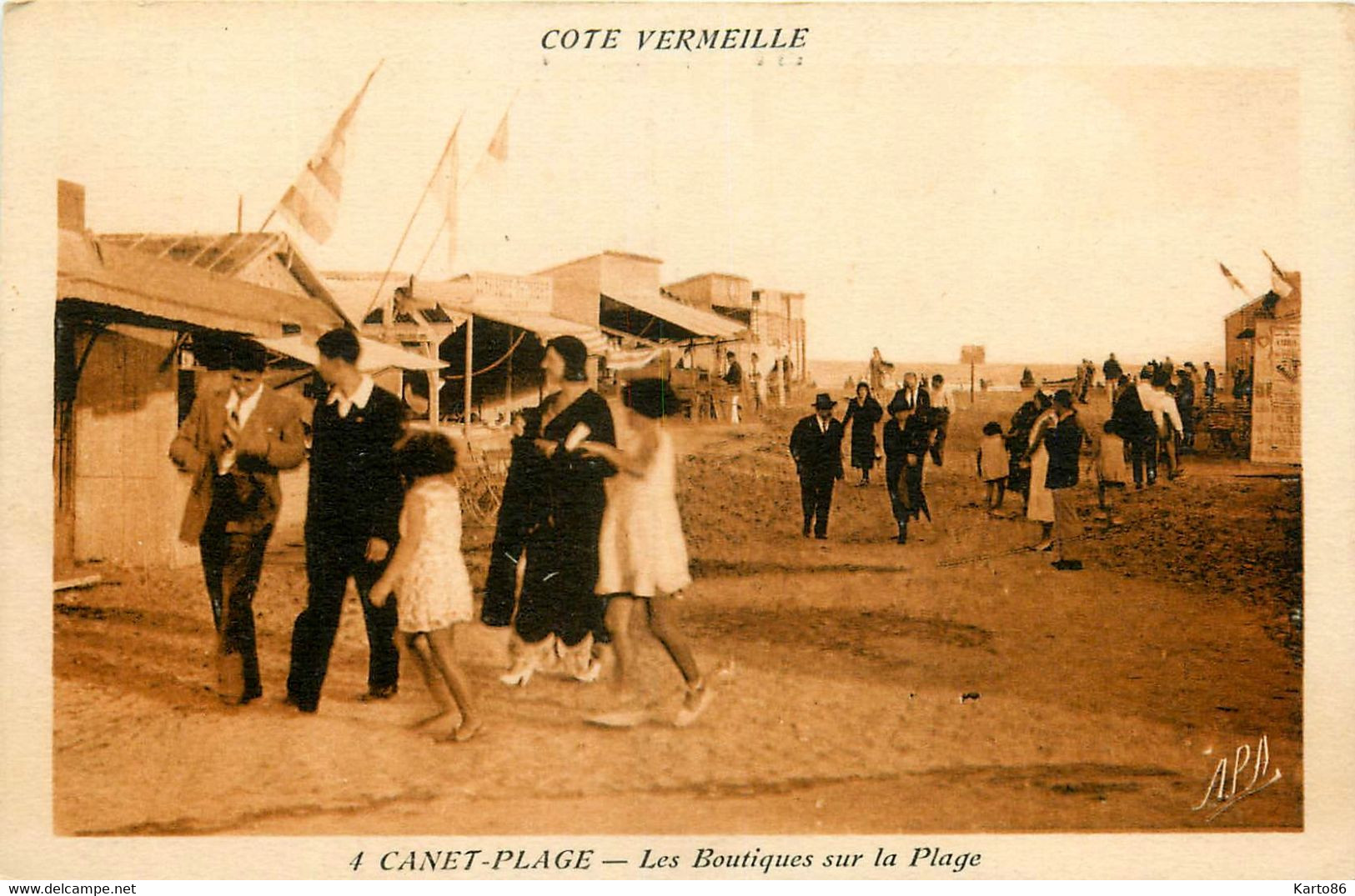 Canet Plage * Les Boutiques Sur La Plage * Promeneurs - Canet En Roussillon