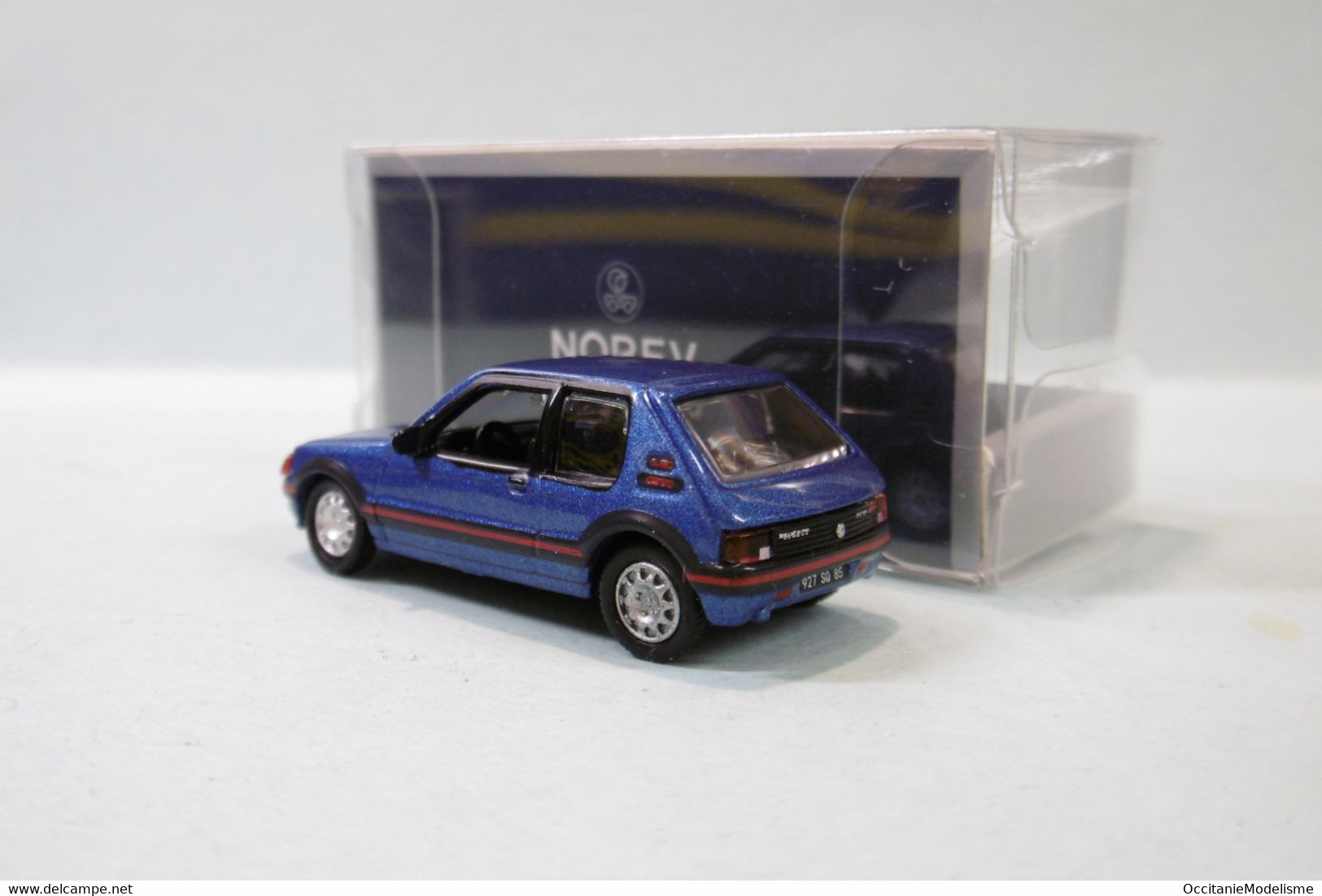 Norev - PEUGEOT 205 GTI 1990 Bleu Miami Réf. 471729 Neuf NBO HO 1/87 - Véhicules Routiers